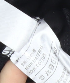 Adidas Mens Black Track Jacket Size S Cotton Full Zip Sportswear