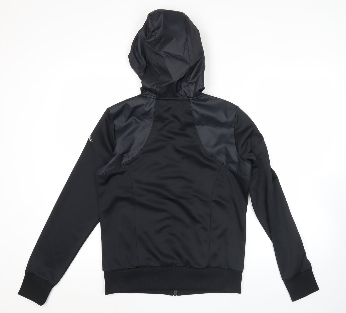 Kappa Valencia CF Womens Black Hoodie Jacket UK 10 Full Zip Sportswear