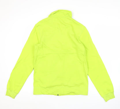 Adidas Womens Green Track Jacket Size 14 Full Zip Sports Activewear