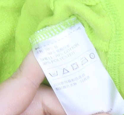 Adidas Womens Green Track Jacket Size 14 Full Zip Sports Activewear