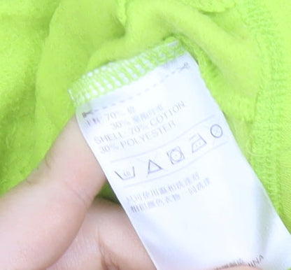 Adidas Womens Green Track Jacket Size 14 Full Zip Sports Activewear