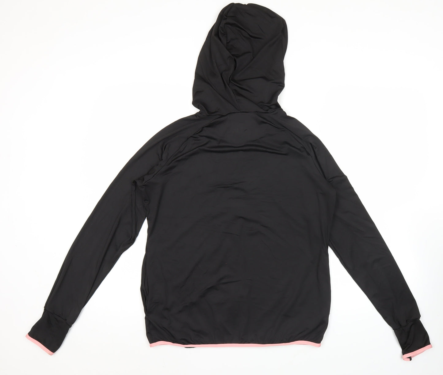 Camel Women’s Black Full Zip Lightweight Hoodie Size 12