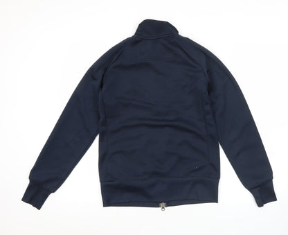 Nike Men’s Blue Track Jacket L Full Zip Sportswear Polyester