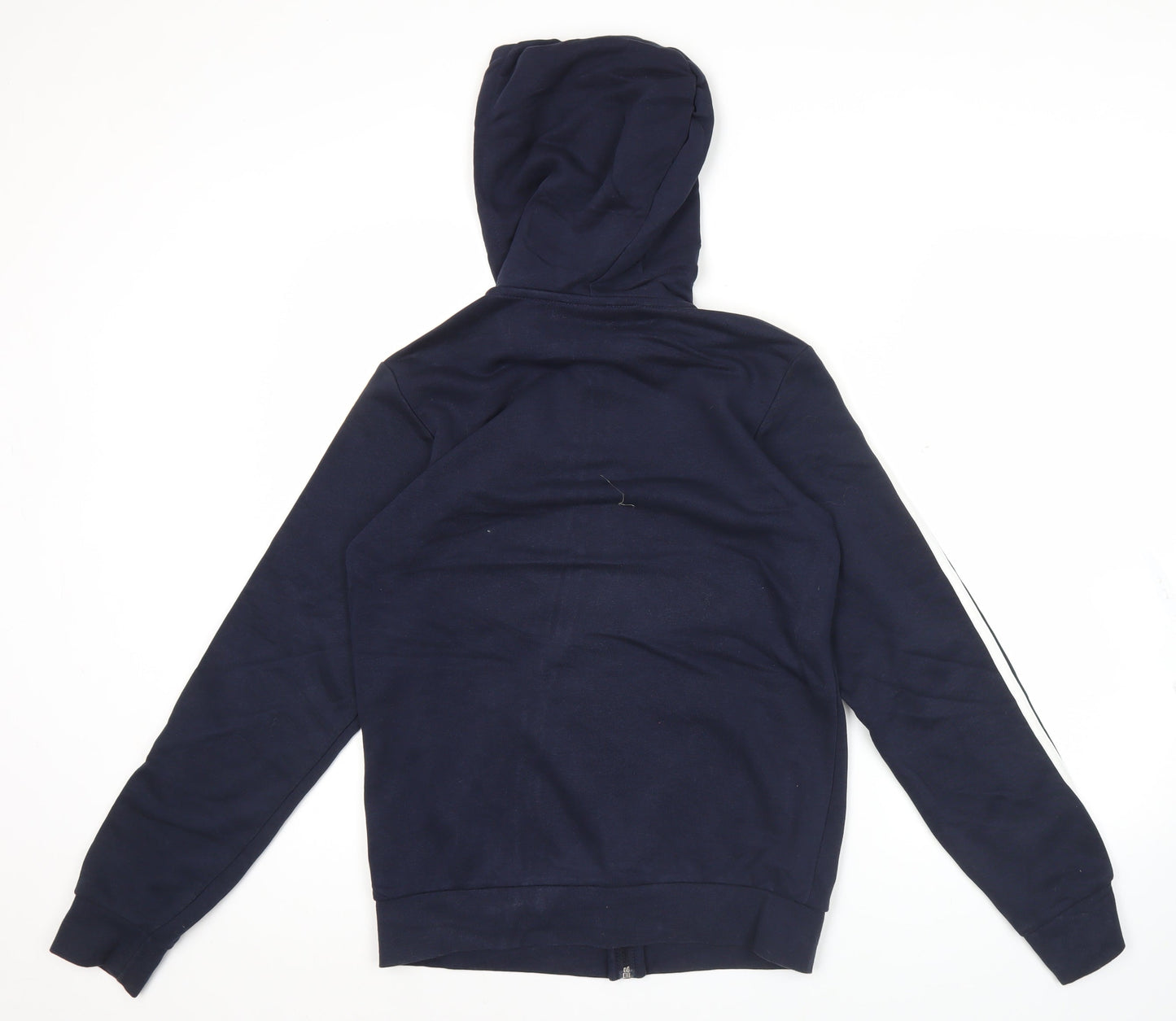 Mens UK Size XS adidas Blue Full Zip Hoodie