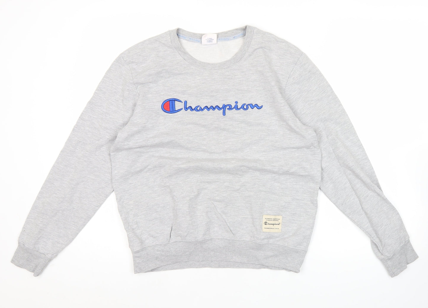 Mens UK Size XL Champion Grey Pullover Sweatshirt