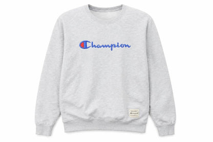Mens UK Size XL Champion Grey Pullover Sweatshirt