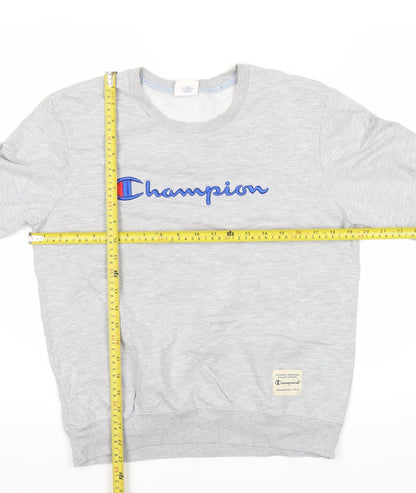 Mens UK Size XL Champion Grey Pullover Sweatshirt