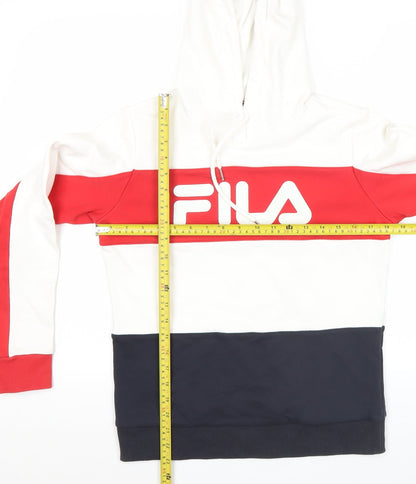 Mens UK Size XS FILA Multicoloured Pullover Hoodie