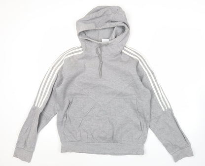Mens UK Size M adidas Grey Pullover Hoodie
