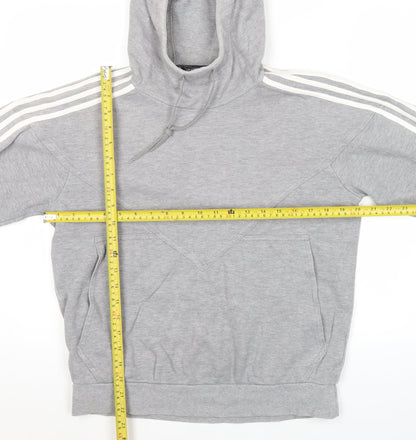 Mens UK Size M adidas Grey Pullover Hoodie