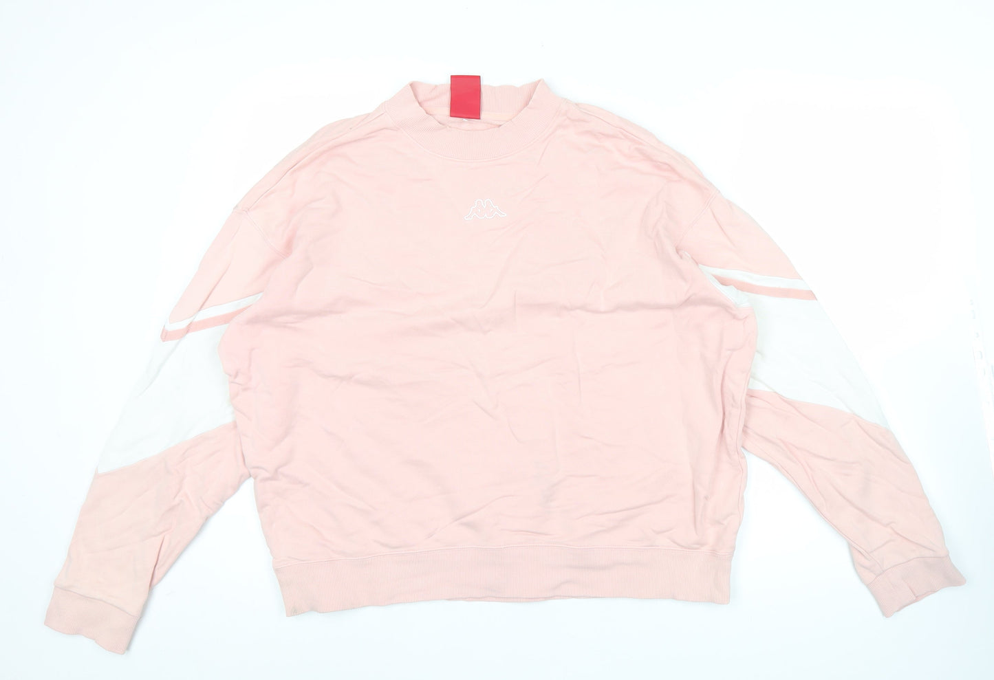 Kappa Women’s Pink Crew Neck Logo Sweatshirt Size 14