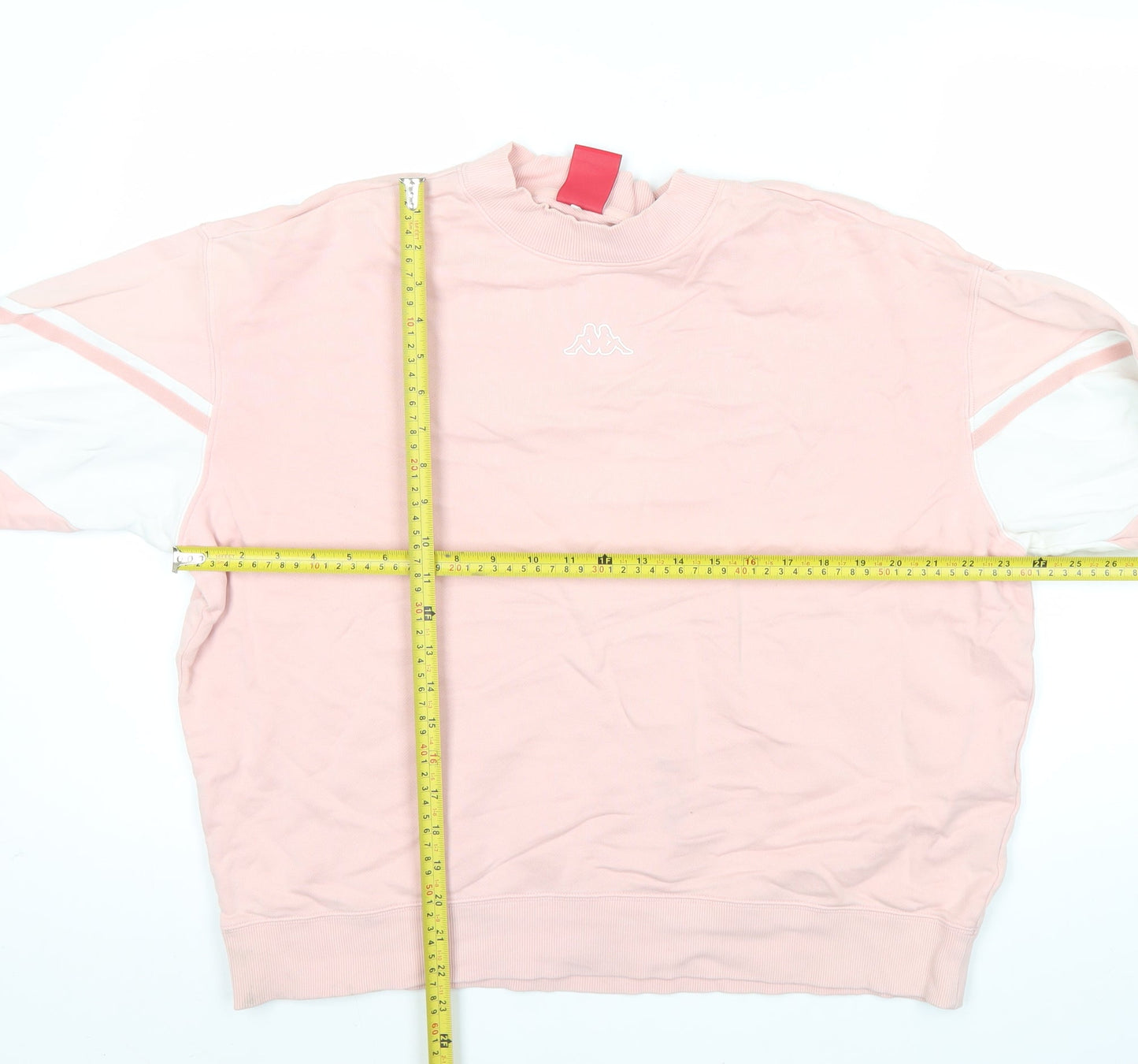 Kappa Women’s Pink Crew Neck Logo Sweatshirt Size 14