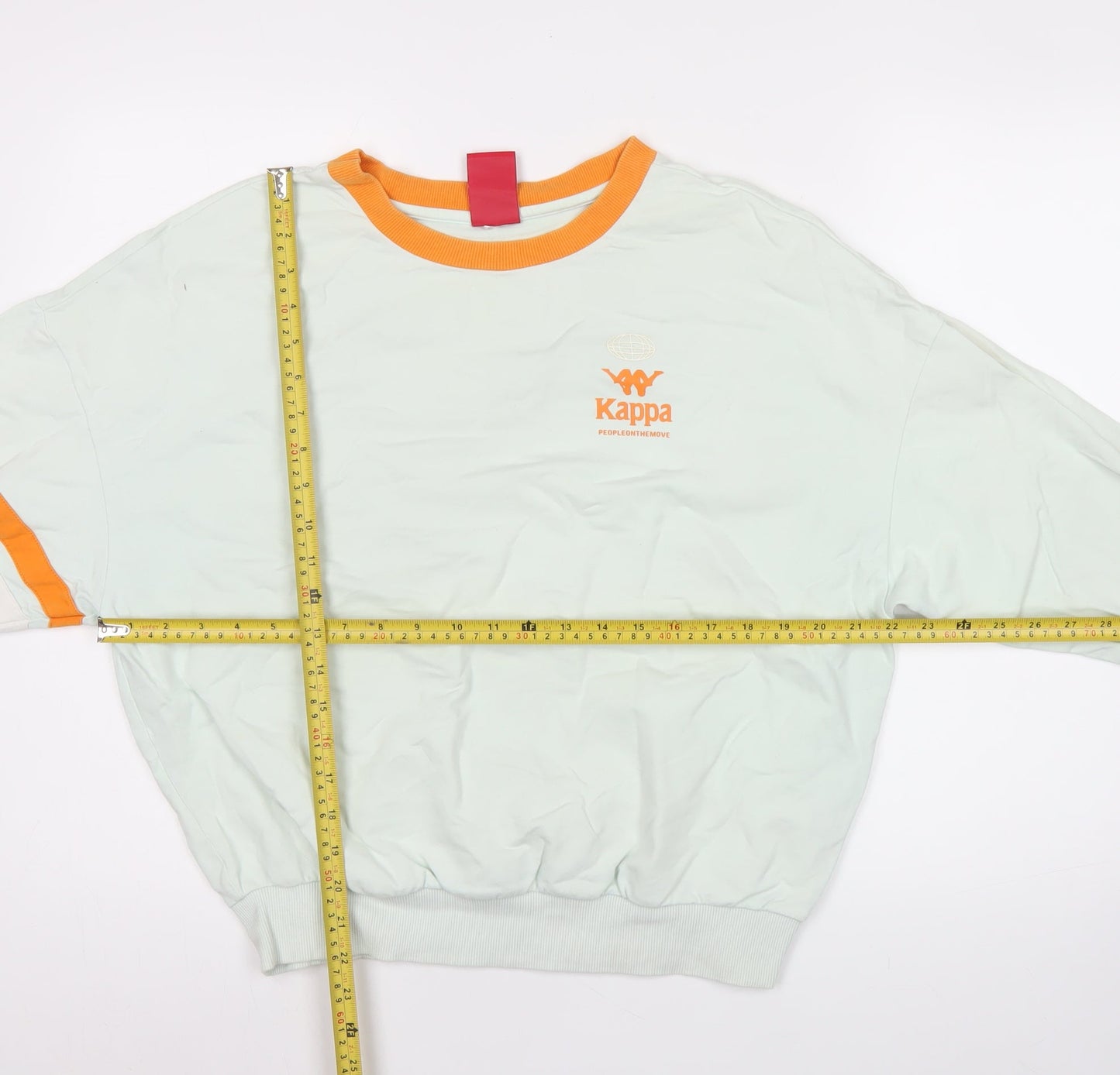 Kappa Women’s Green Sweatshirt Size 12 Cotton Blend Logo Pullover