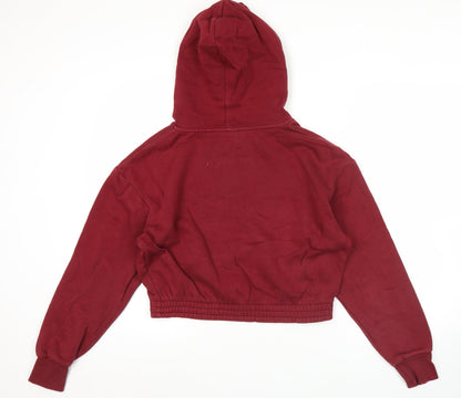 Nike Women’s Red Pullover Hoodie Small Logo Sportswear