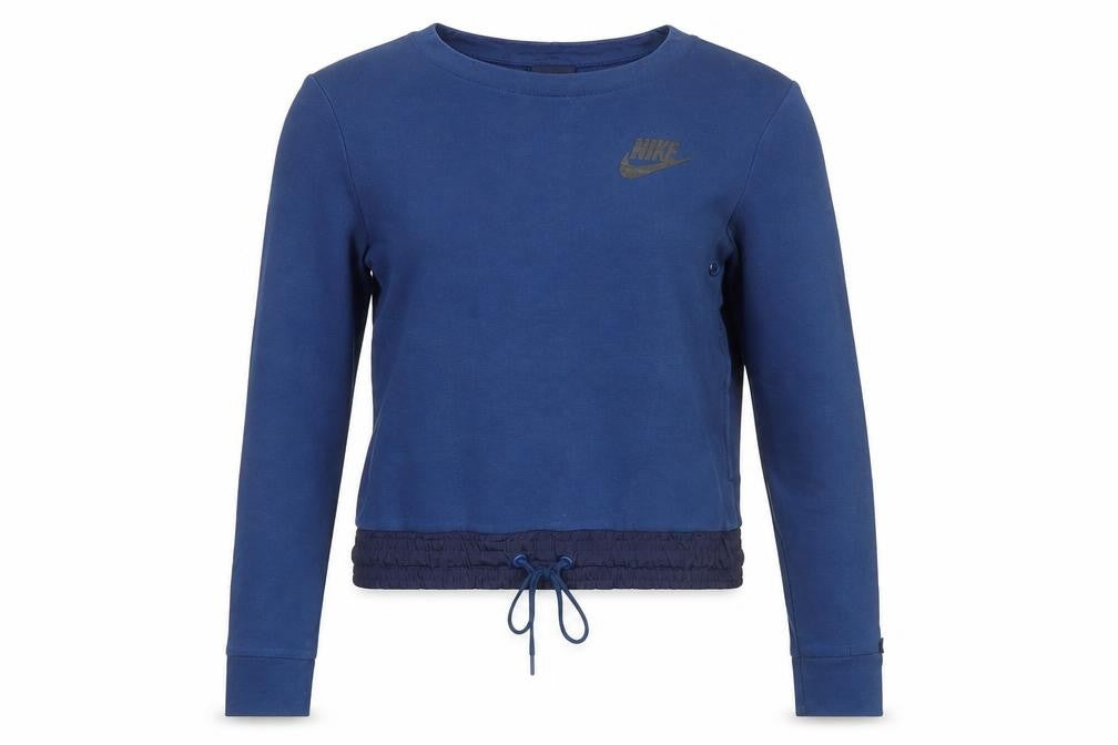 Womens UK Size S Nike Blue Pullover Sweatshirt