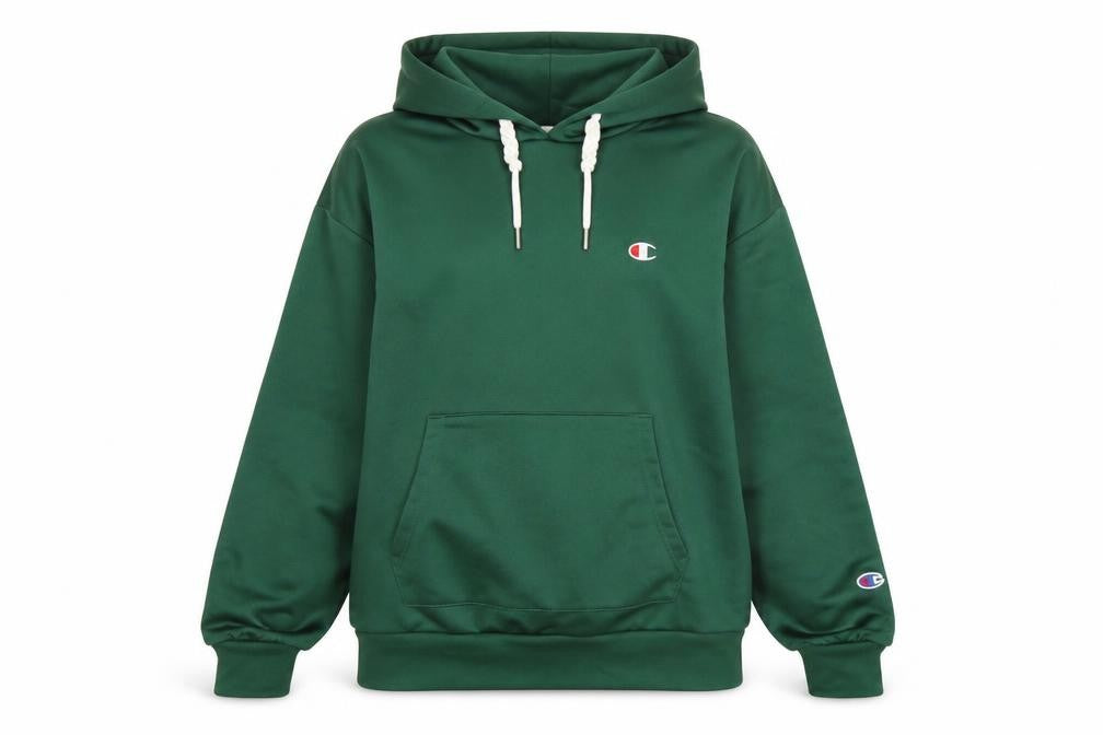 Womens UK Size M Champion Green Pullover Hoodie