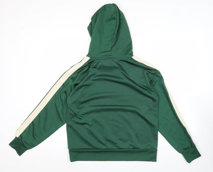 Champion Women's Green Hoodie Sweatshirt Pullover M Logo Athletic