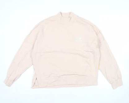 Womens UK Size S New Balance Pink Pullover Sweatshirt