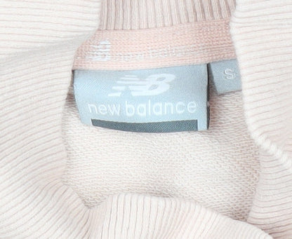 Womens UK Size S New Balance Pink Pullover Sweatshirt