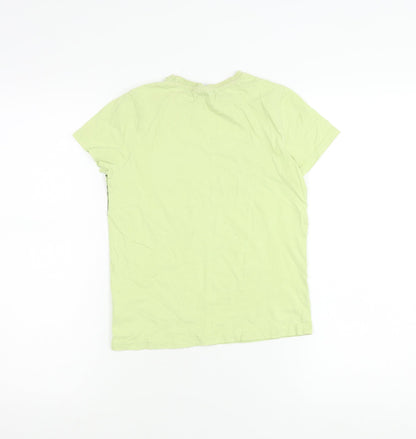 Star Wars Boys Green Grogu T-Shirt 8-9Y Short Sleeve Crew Neck