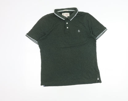 Penguin by Munsingwear Men's Green Slim Fit Polo Shirt Size S