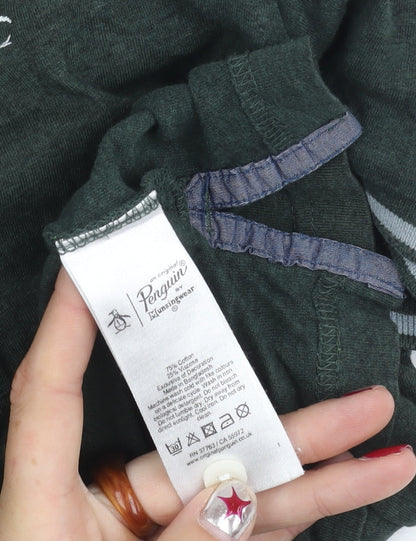 Penguin by Munsingwear Men's Green Slim Fit Polo Shirt Size S