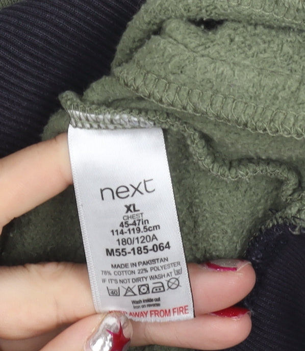 Mens UK Size XL NEXT Multicoloured Pullover Hoodie