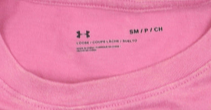 Under Armour Women’s Pink T-Shirt Small Short Sleeve Sports Top