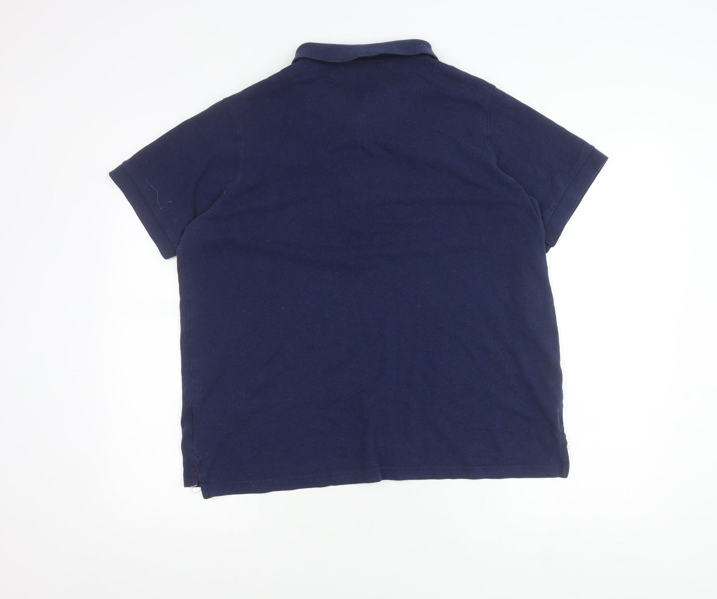 Horse Couture Men’s Blue Polo Shirt Size 16 Embroidered Equestrian Style