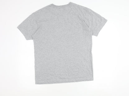 Vans Men’s Grey Medium Classic Fit Logo T-Shirt Cotton Blend