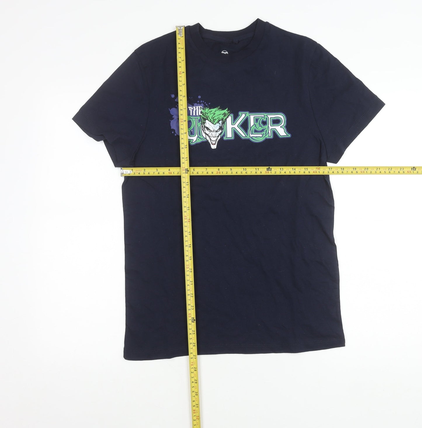 Primark Men’s Blue Joker Batman DC Comics Graphic T-Shirt Size S