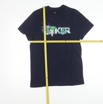 Primark Men’s Blue Joker Batman DC Comics Graphic T-Shirt Size S