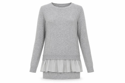 Womens UK Size 6 NEXT Grey Tunic Jumper