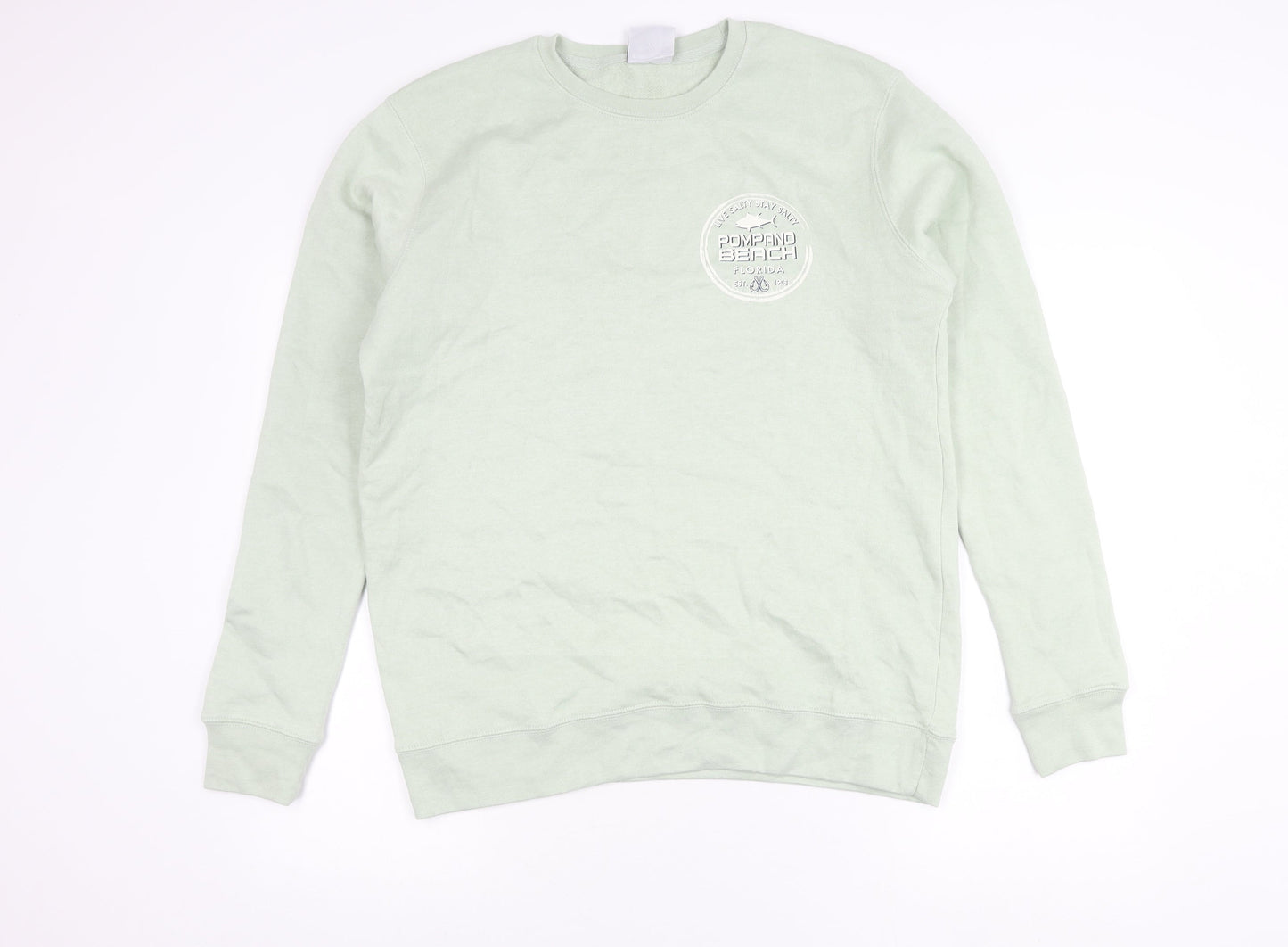 Pacific & Co. Unisex Green XL Pullover Sweatshirt Casual Logo