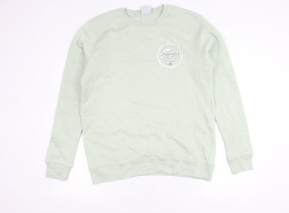 Pacific & Co. Unisex Green XL Pullover Sweatshirt Casual Logo