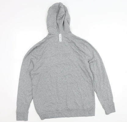 Tommy Hilfiger Women’s Grey Hooded Logo Nightshirt Top Size S