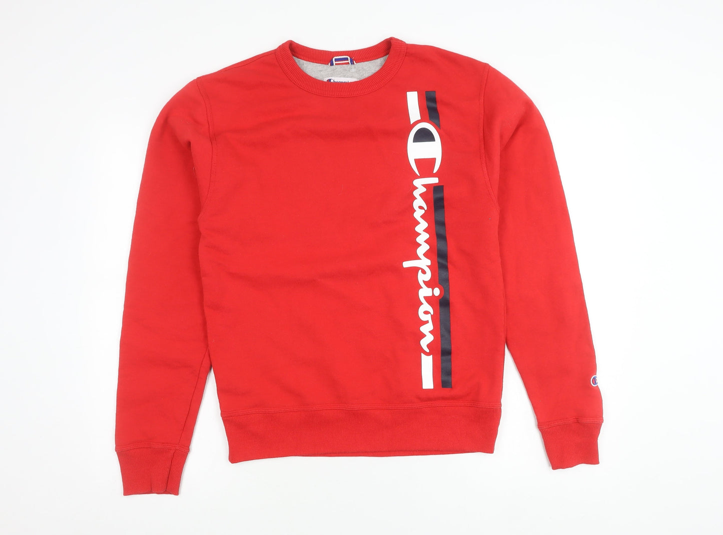 Womens UK Size S Champion Red Pullover Sweatshirt