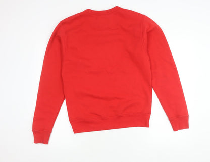 Womens UK Size S Champion Red Pullover Sweatshirt