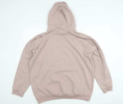 Mens UK Size M boohooMAN Pink Pullover Hoodie