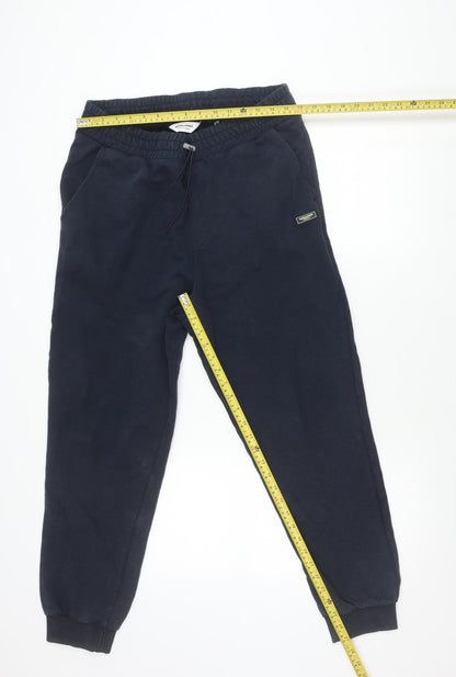 Jack & Jones Men's Blue Jogger Sweatpants M Regular Fit
