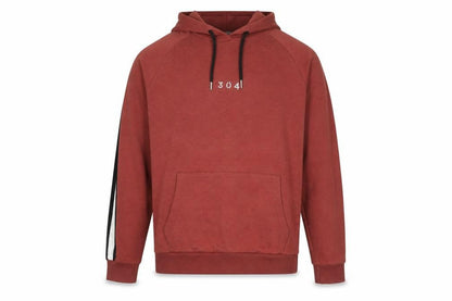 304 Men’s Brown Pullover Hoodie Size L Regular Fit Hooded Sweatshirt