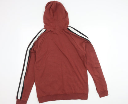 304 Men’s Brown Pullover Hoodie Size L Regular Fit Hooded Sweatshirt