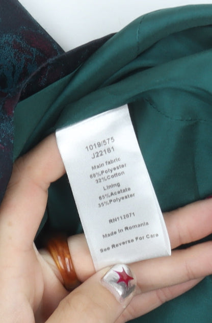 Jigsaw Womens Multicoloured Floral Sheath Dress Size 12 Cocktail Party