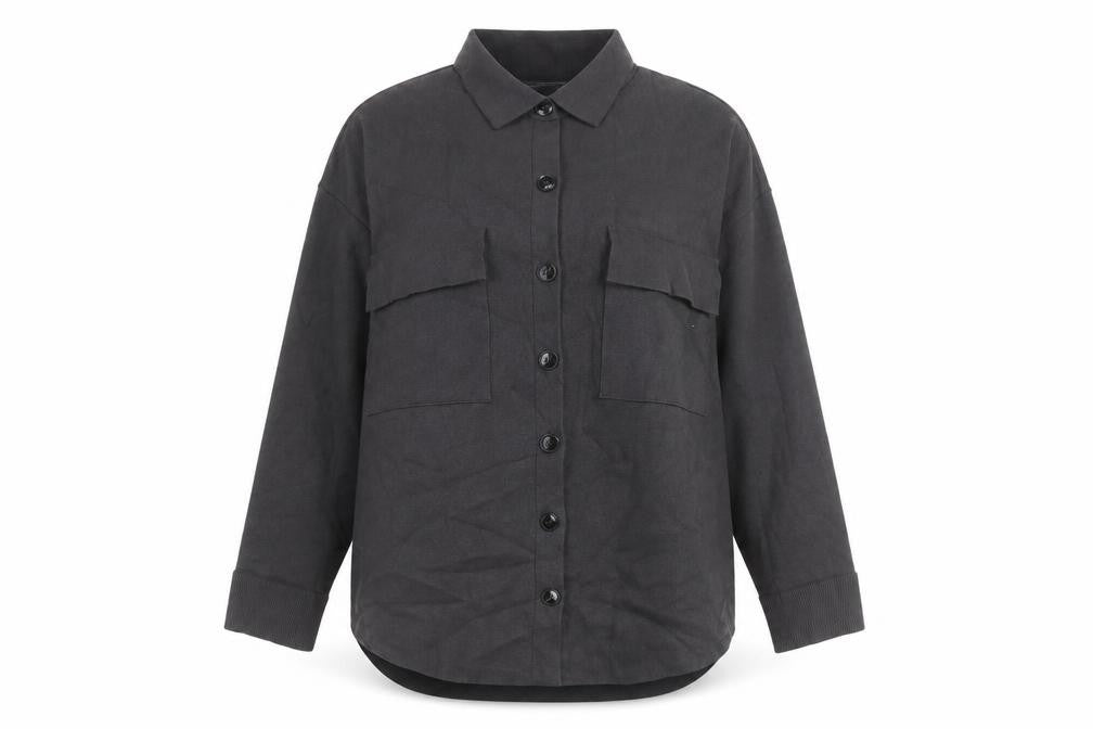 Womens UK Size L Zara Grey Basic Jacket