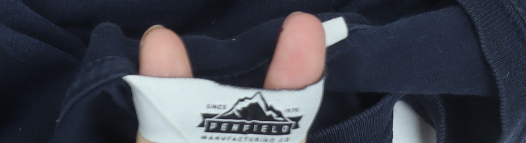 Penfield Men's Blue Graphic Outdoor T-Shirt Size L Regular Fit