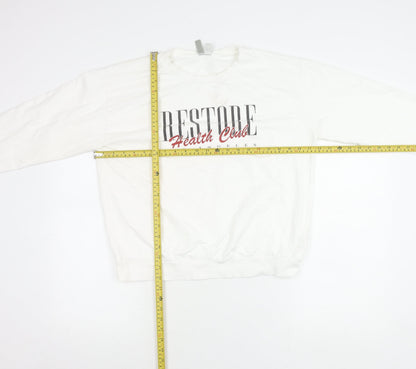 Womens UK Size 14 ASOS White Pullover Sweatshirt