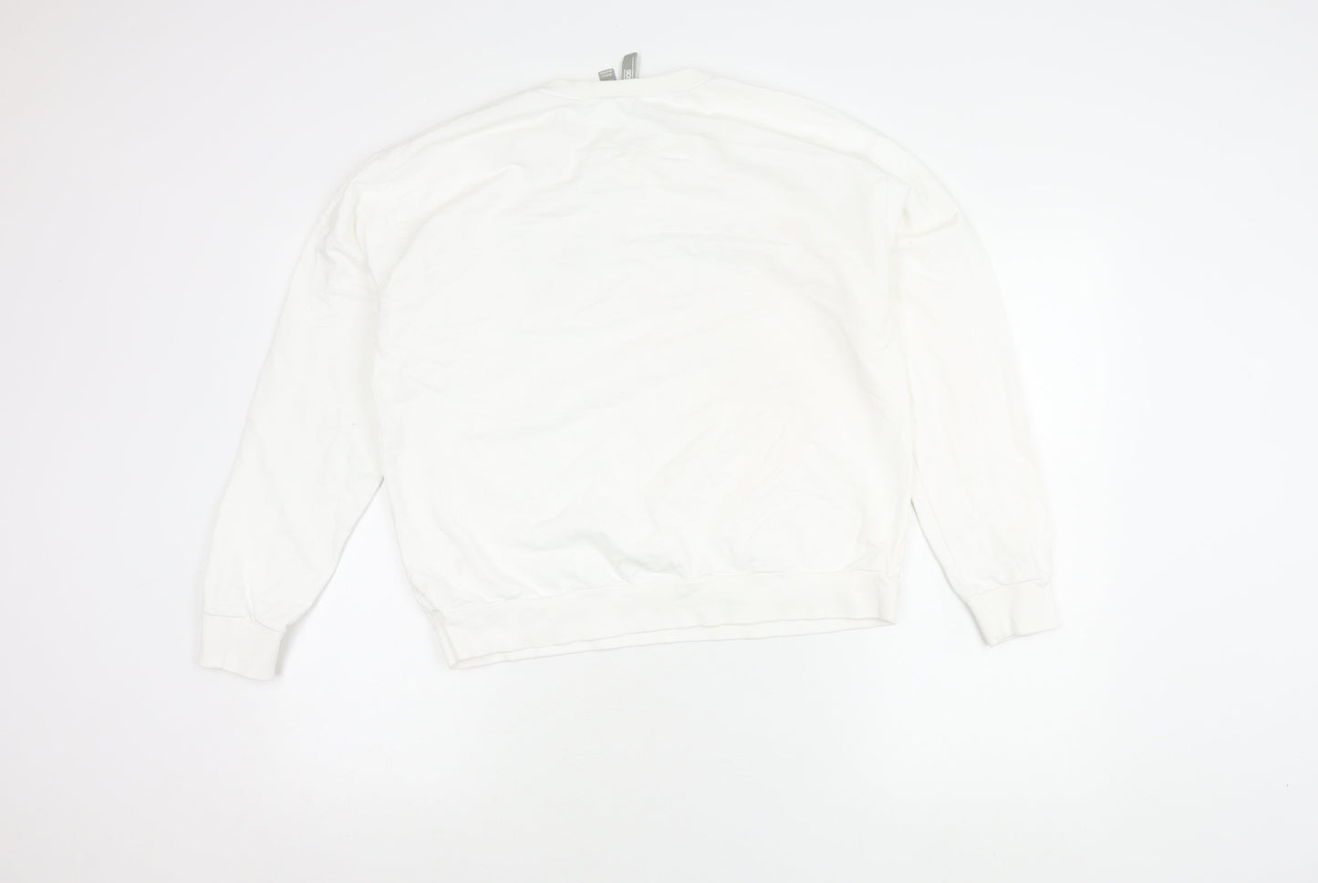 Womens UK Size 14 ASOS White Pullover Sweatshirt