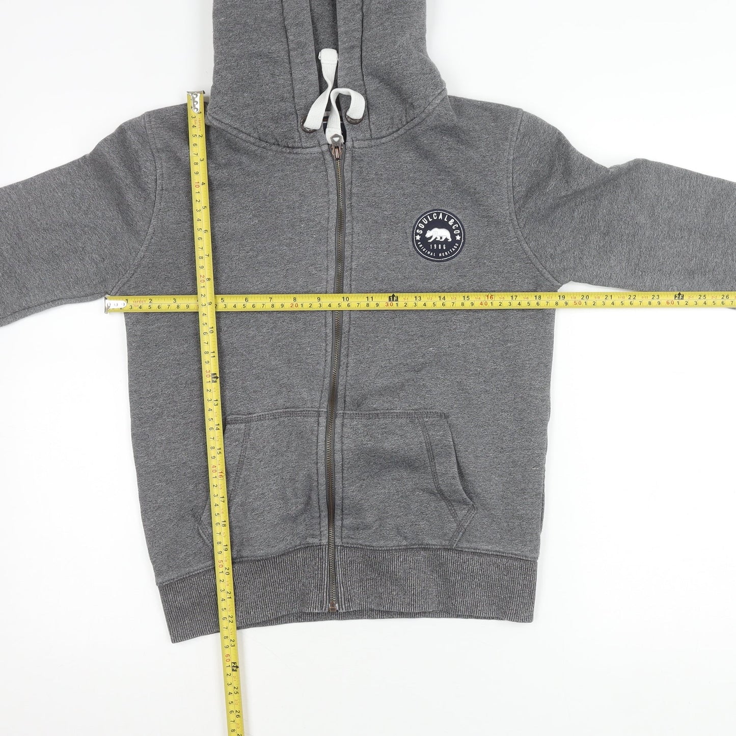 Womens UK Size 10 SoulCal & Co Grey Basic Jacket