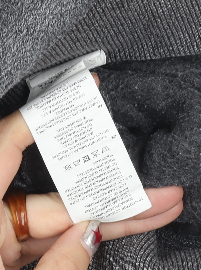 Womens UK Size 10 SoulCal & Co Grey Basic Jacket