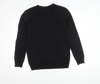 Prè London Men’s Black XS Crew Neck Logo Graphic Sweatshirt